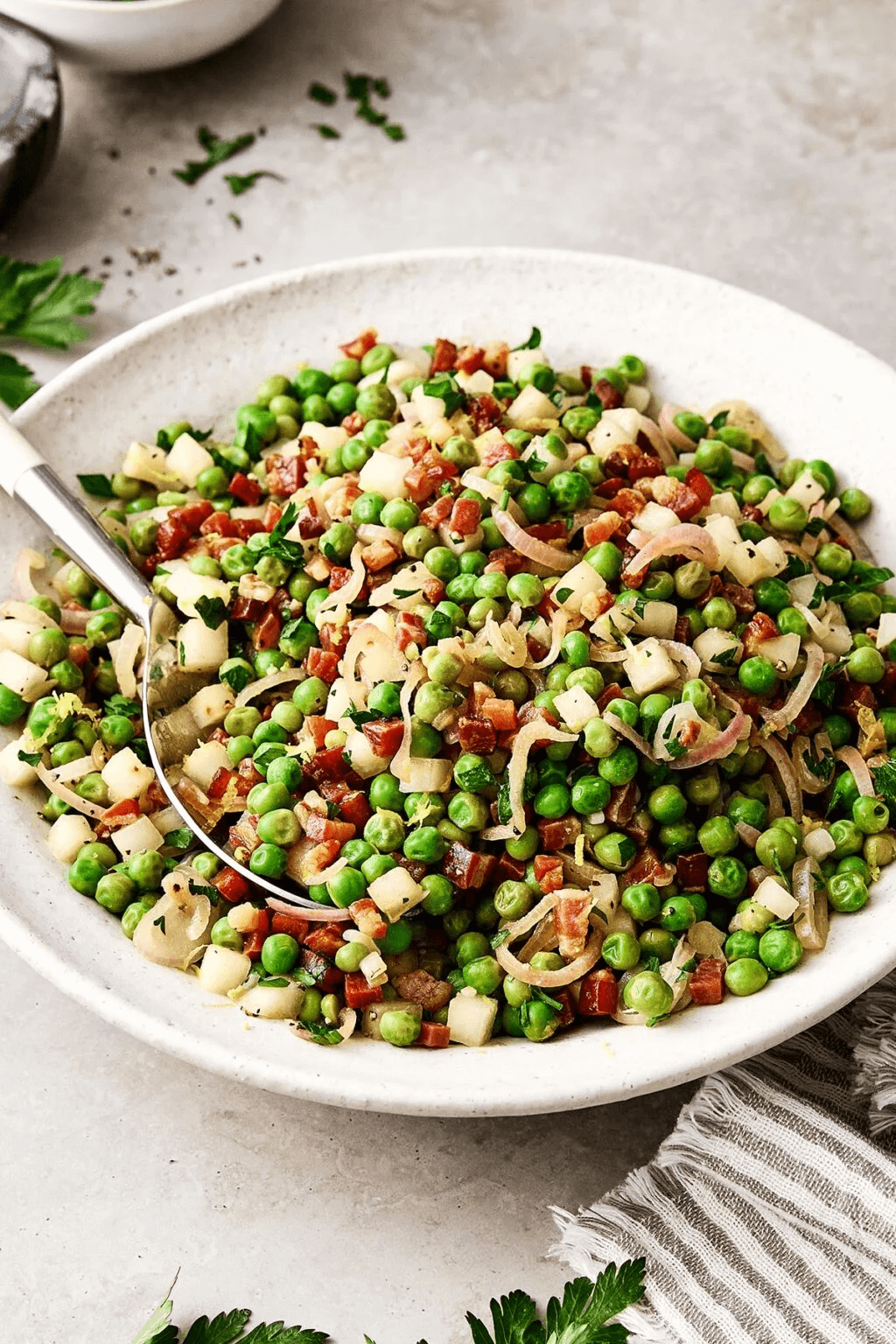 Thanksgiving Peas step photo