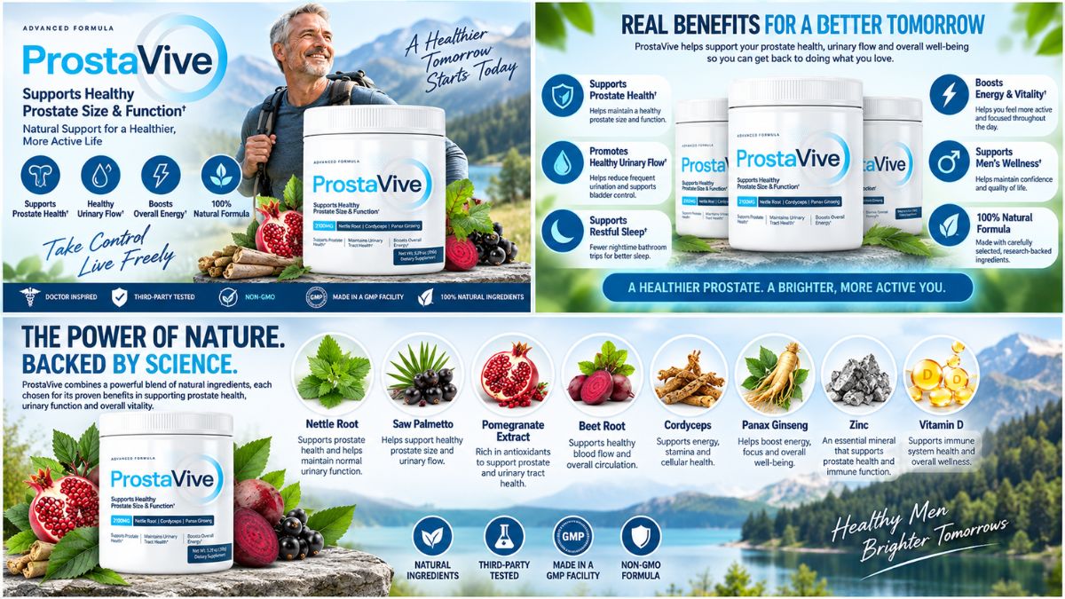 ProstaVive Review ingredients and prostate wellness formula