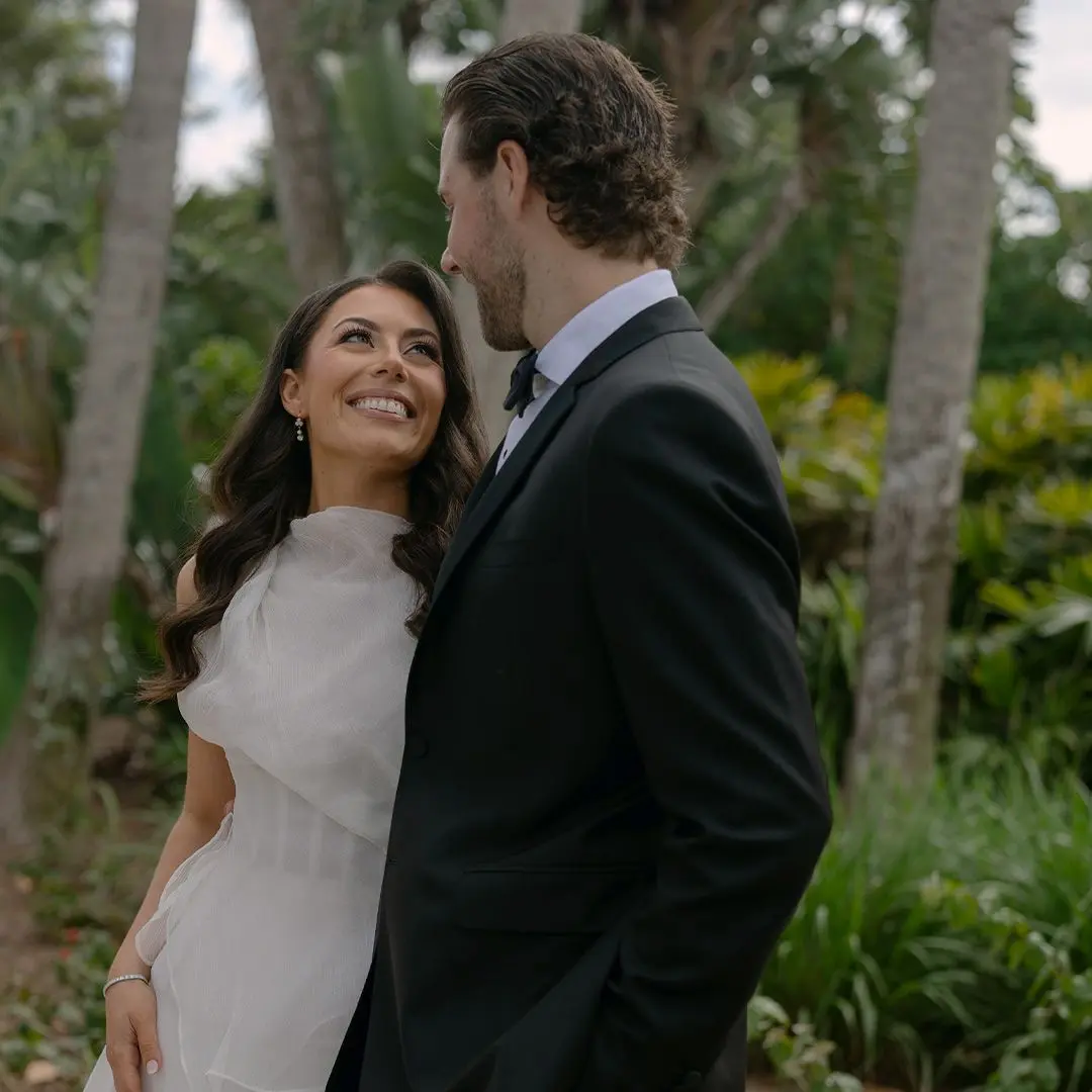 South Florida Bride Wows in Sept Skirt Set