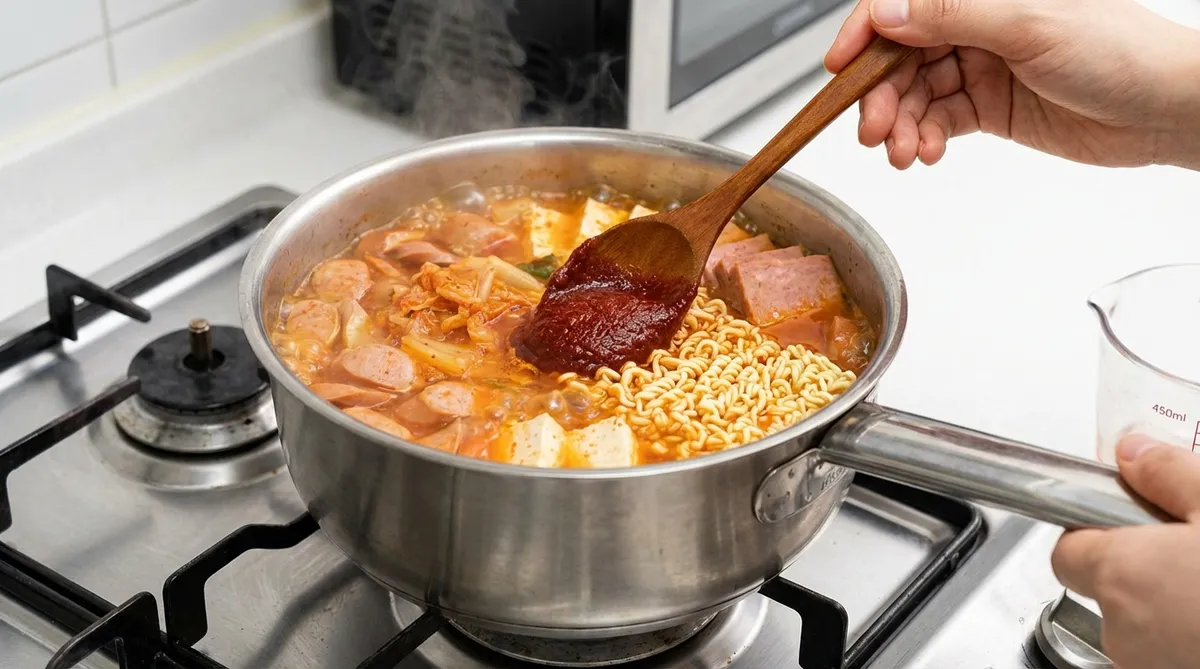 부대찌개 황금 레시피 조리 과정 3