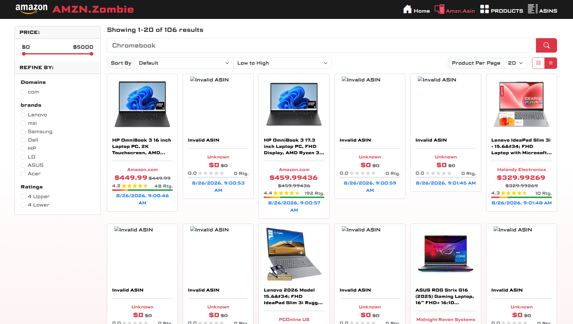 Stored capture of amzn.zombie.monitor.show