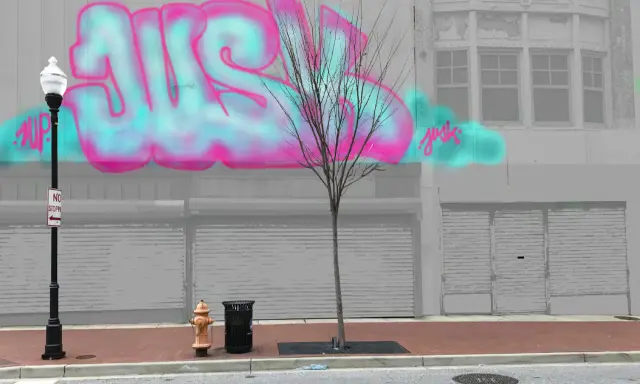 Graffiti artwork by iUSK