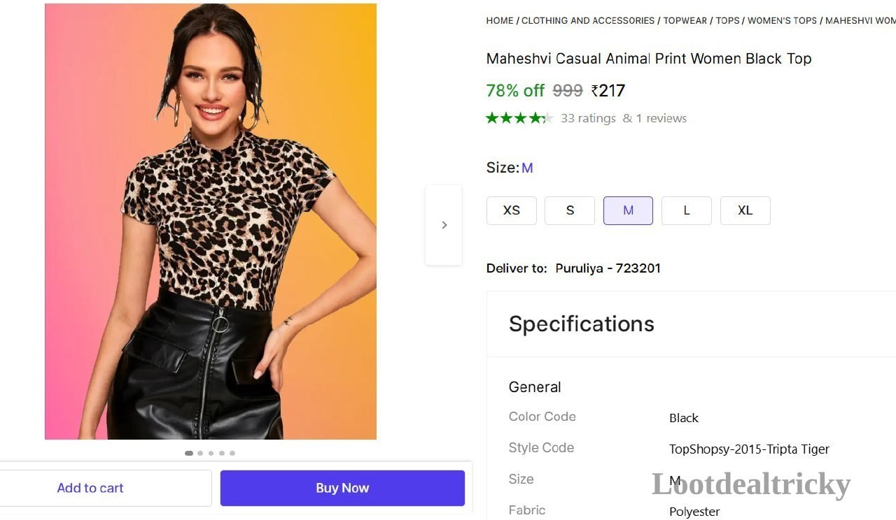 maheshvi Casual Animal Offer Image