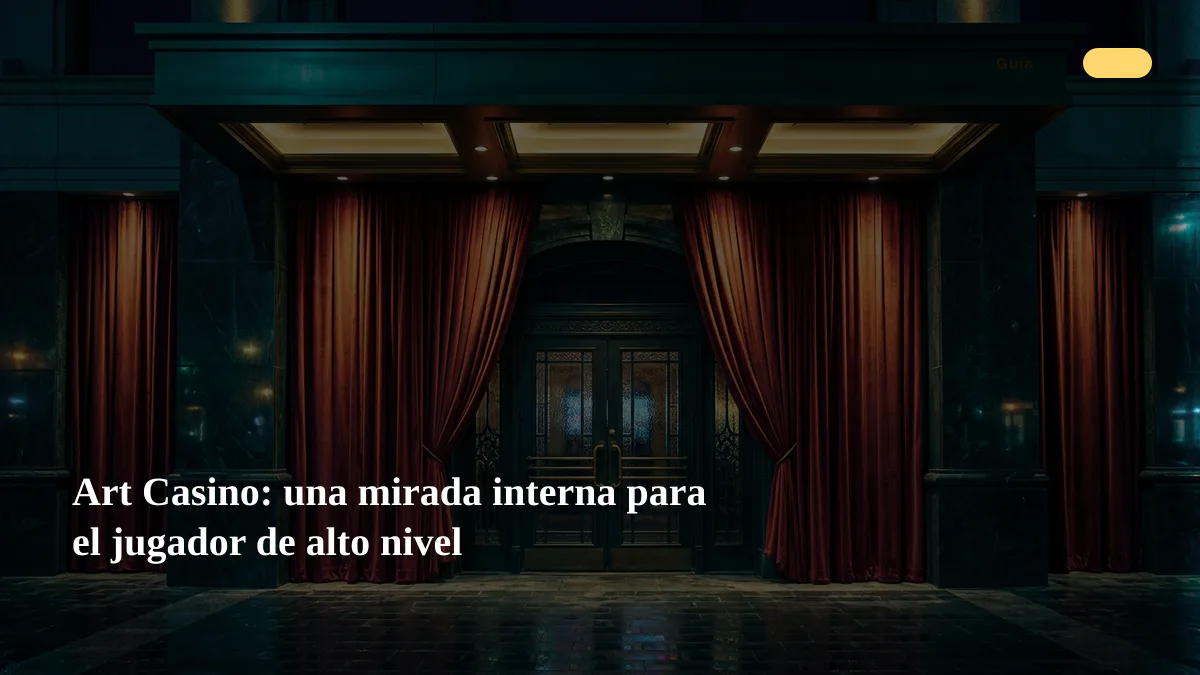 Art Casino: una mirada interna para el jugador de alto nivel