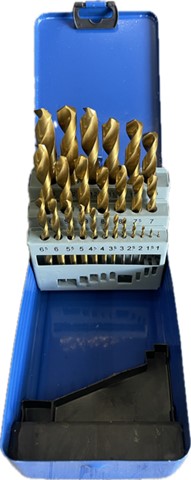 Tritanium Coated Drill Set (1.0mm-13.0mm, 25PCE)