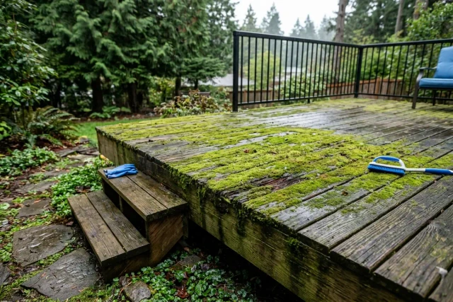 Knowing exactly how to remove moss from deck surfaces is