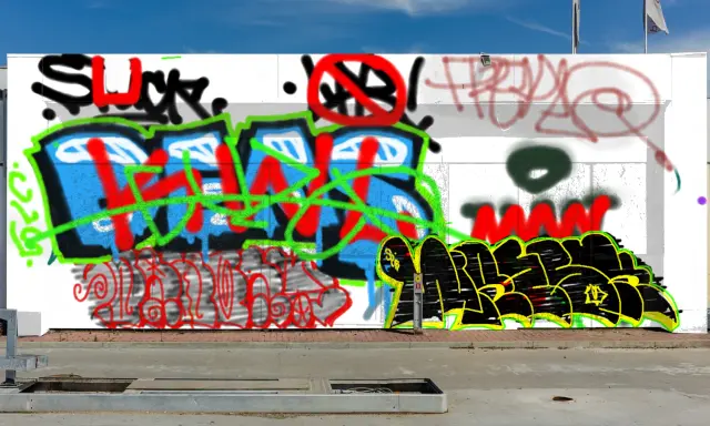 Graffiti artwork by wresker
