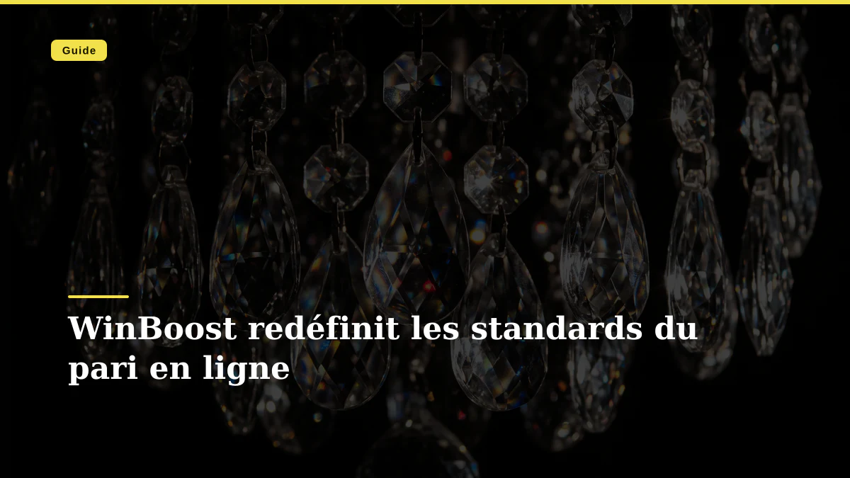 WinBoost redéfinit les standards du pari en ligne
