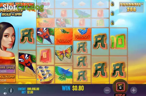 Floating Dragon Megaways Win