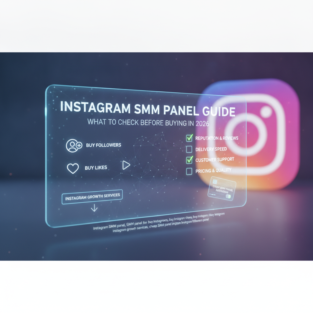 Instagram SMM Panel Guide: What to Check Before Buying in 2026