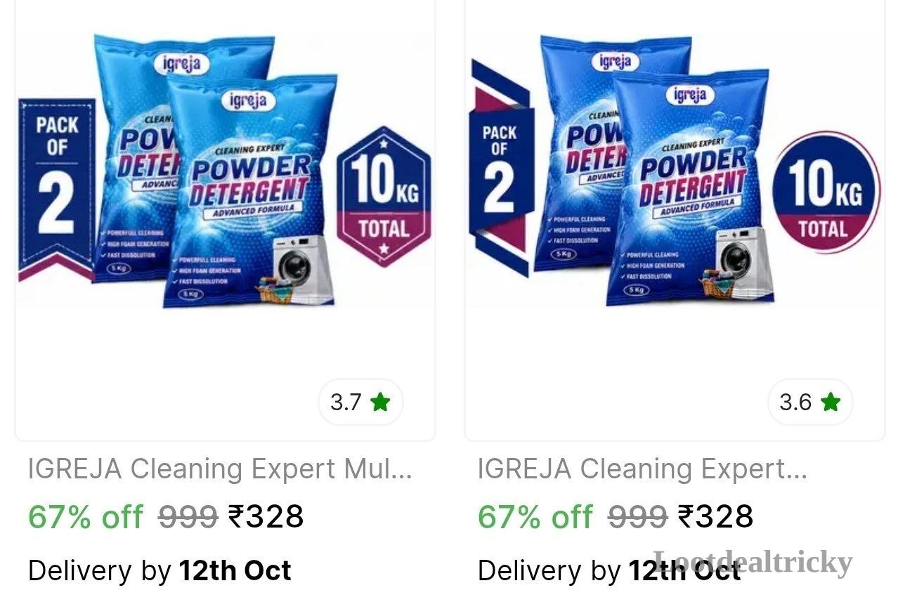 Loot 10kg Detergent – Just ₹328 | Loot Deal