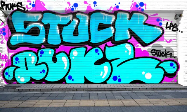 Graffiti artwork by STUCK1