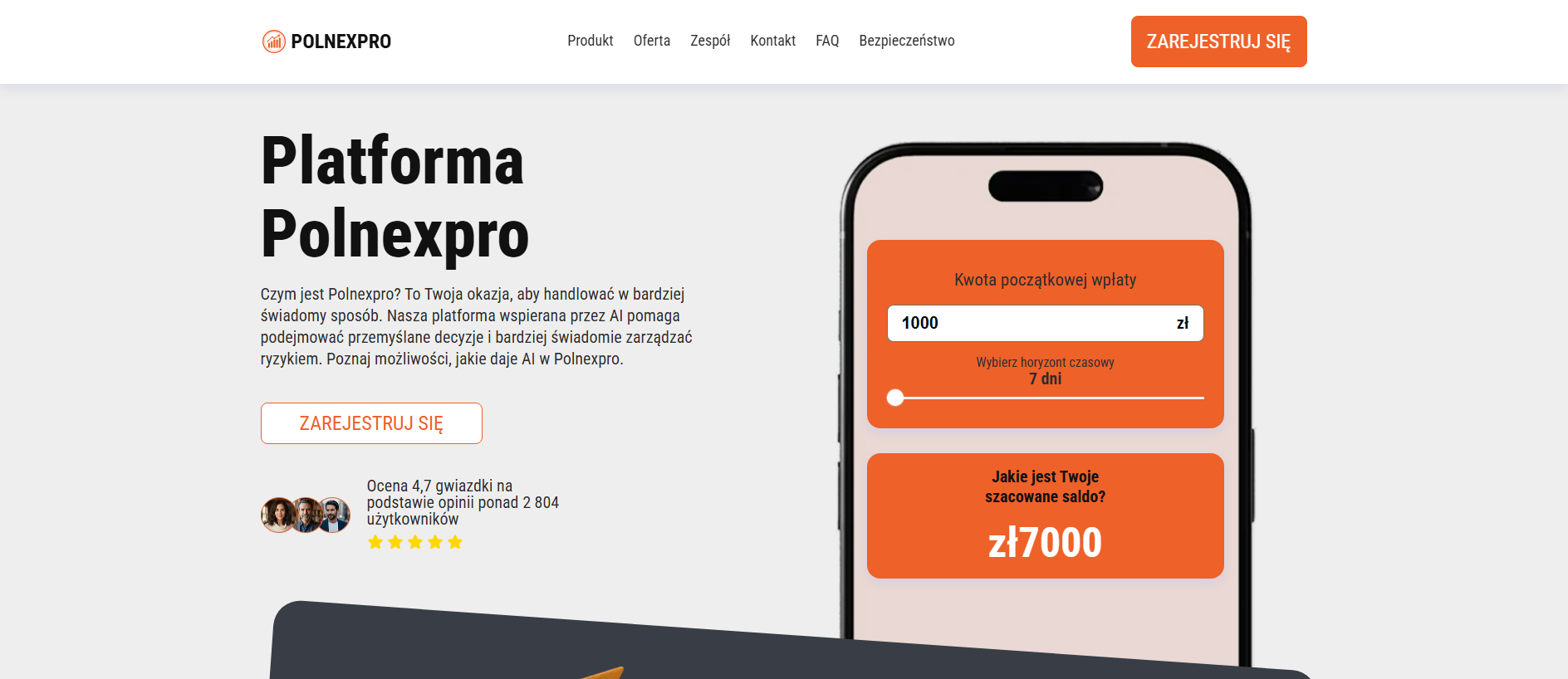 Screenshot of polnexproai.com