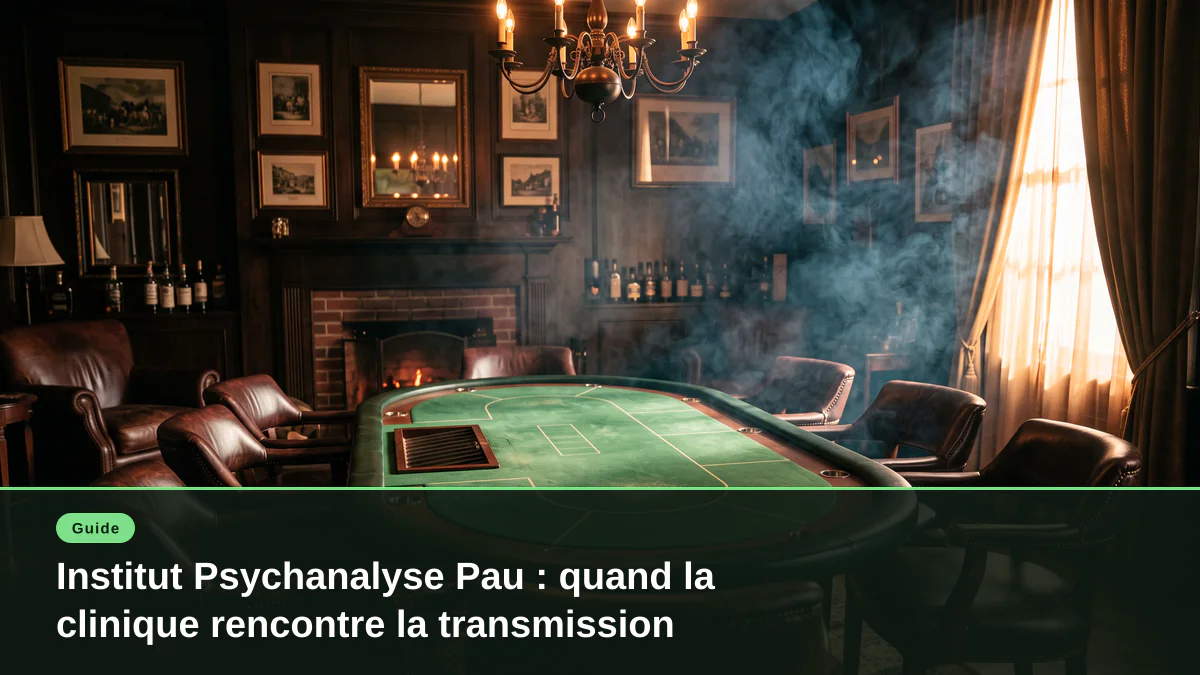 Institut Psychanalyse Pau : quand la clinique rencontre la transmission