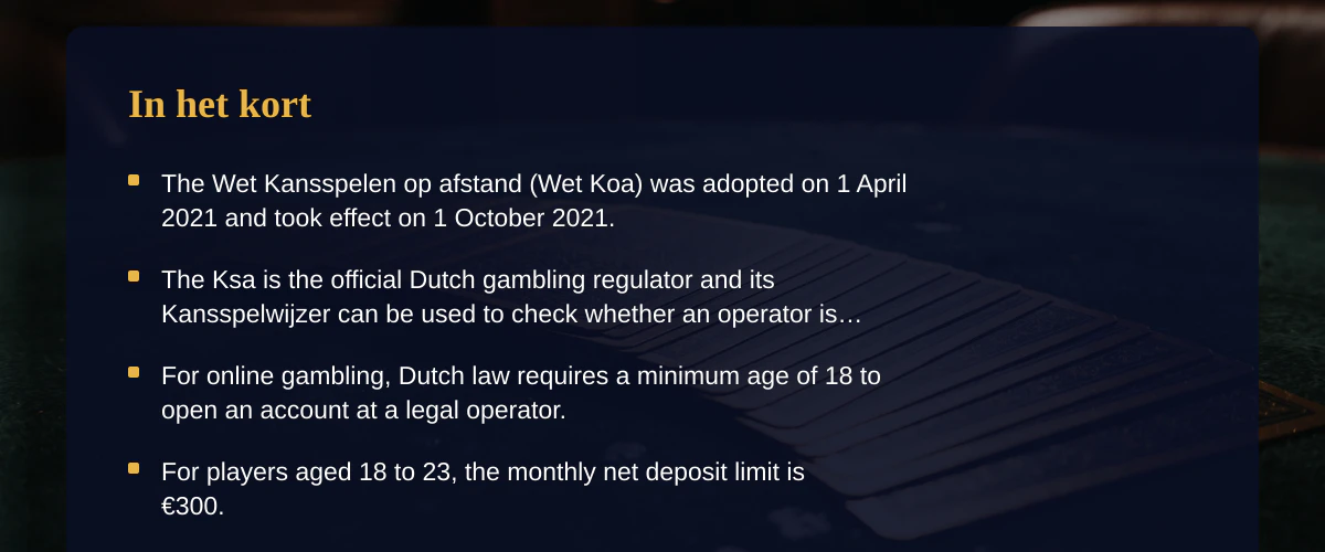 Online casino games spelen in nederland: zo lees je de markt als een sportbettor — In het kort