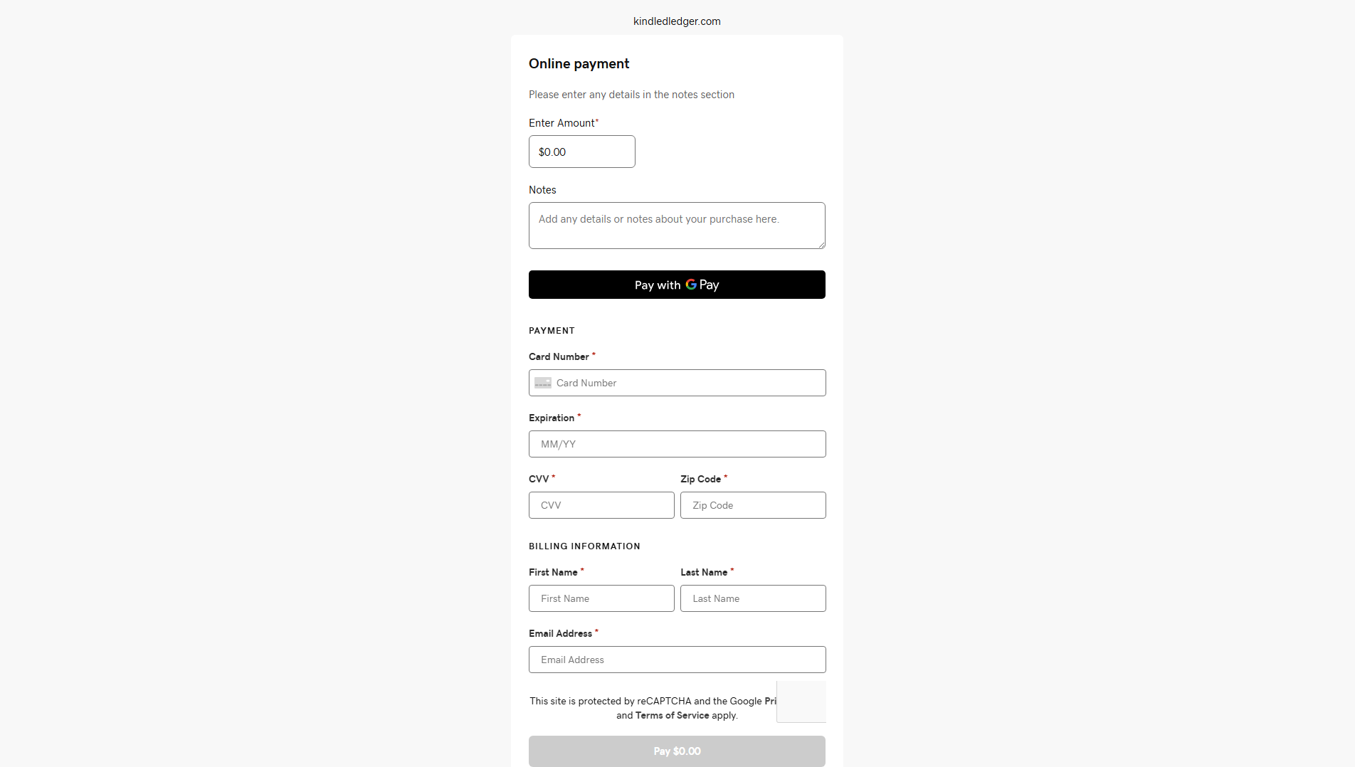 Forensic screenshot of [REDACTED] showing the phishing page layout