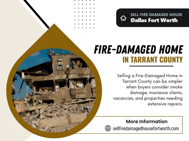Fire Damaged Home in Tarrant County