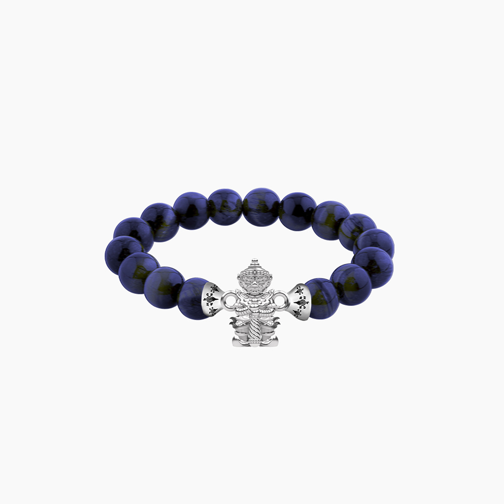 สร้อยข้อมือท้าวเวสสุวรรณ AURORA DESIGN หินมงคลสีบลูไทเกอร์อาย_0