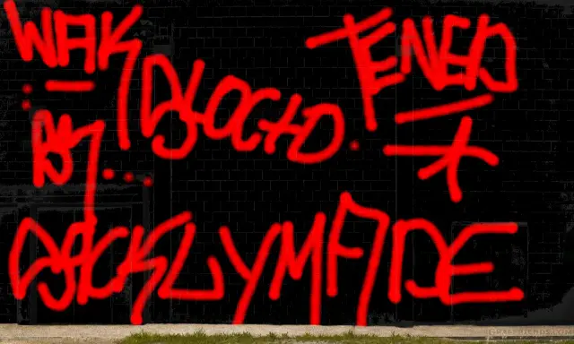 Graffiti artwork by WakManee