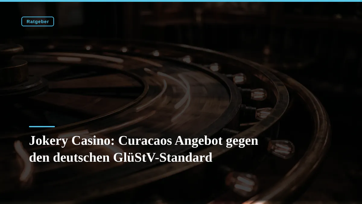 Jokery Casino: Curacaos Angebot gegen den deutschen GlüStV-Standard