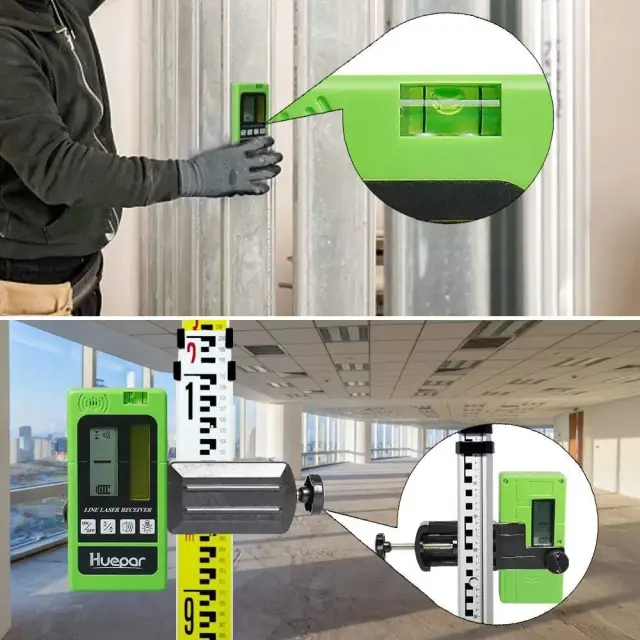 Huepar LR-5RG receiver dimensions and size comparison