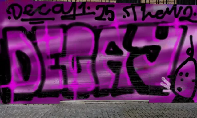 Graffiti artwork by DECAY