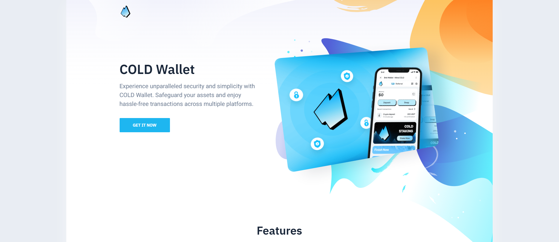 Stored capture of coldwallet-landing-page.pages.dev