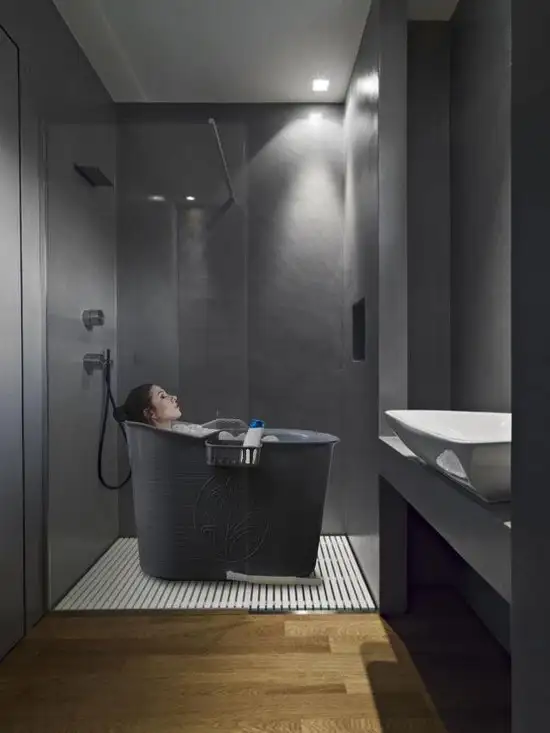 EKEO Bath Bucket Zilver - Zitbad voor volwassenen -Bath Bucket zilver- flexibel inzetbaar - ZitBadXL.nl