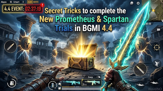 BGMI 4.4 Guide 2026: How to Complete Prometheus and Spartan Trials Fast
