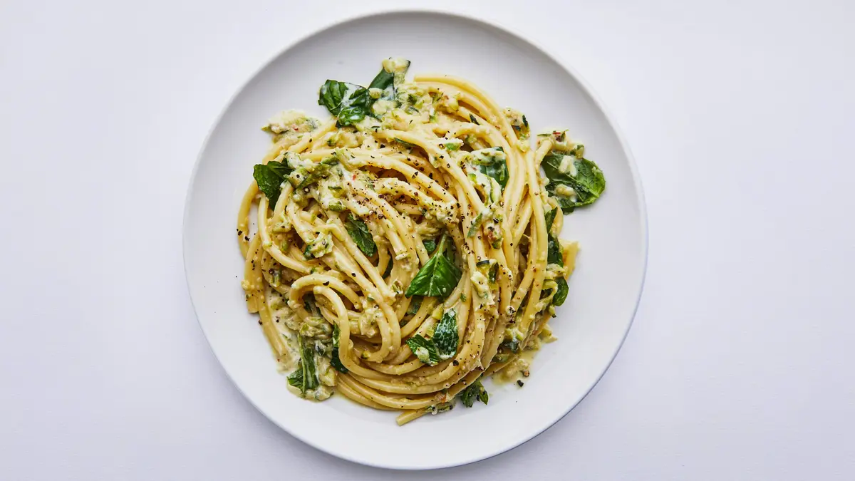 Creamy Lemon Zucchini Pasta