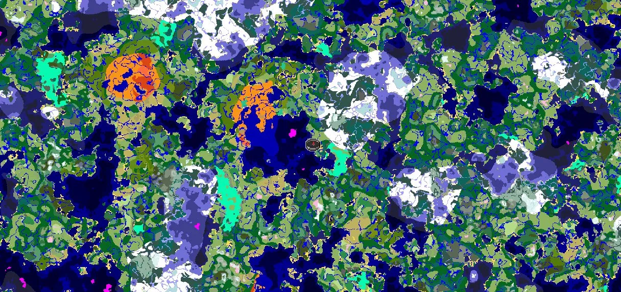 Mapa semilla Bedrock 8856596594621395280