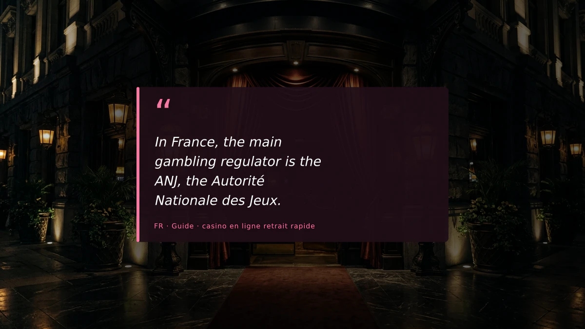 Retrait rapide et modalités de paiement aux jeux d'argent en ligne en France