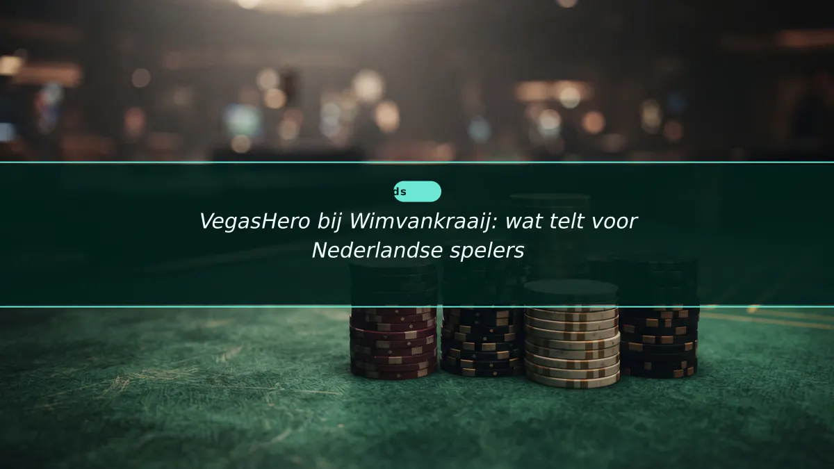 VegasHero bij Wimvankraaij: wat telt voor Nederlandse spelers