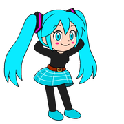 Hatsune Miku dance SMB 2