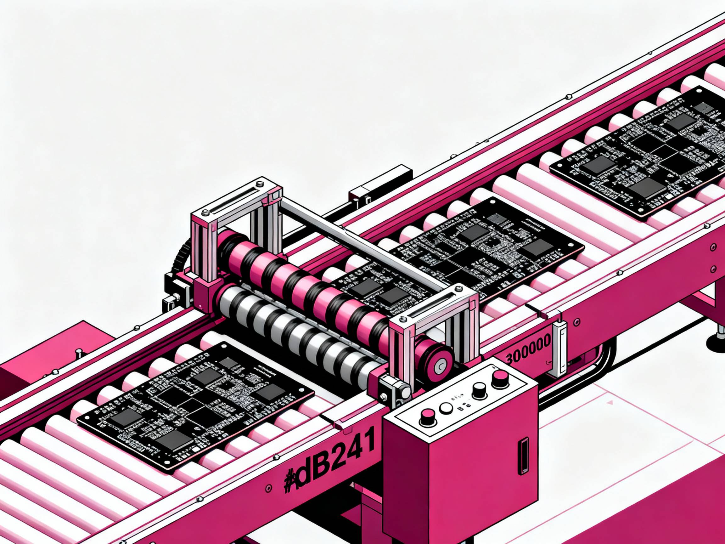The Complete Guide to Designing and Optimizing Roller Conveyor Systems for PCB Handling1 - S&M Co.Ltd Optimized high-volume PCB conveyor line.
