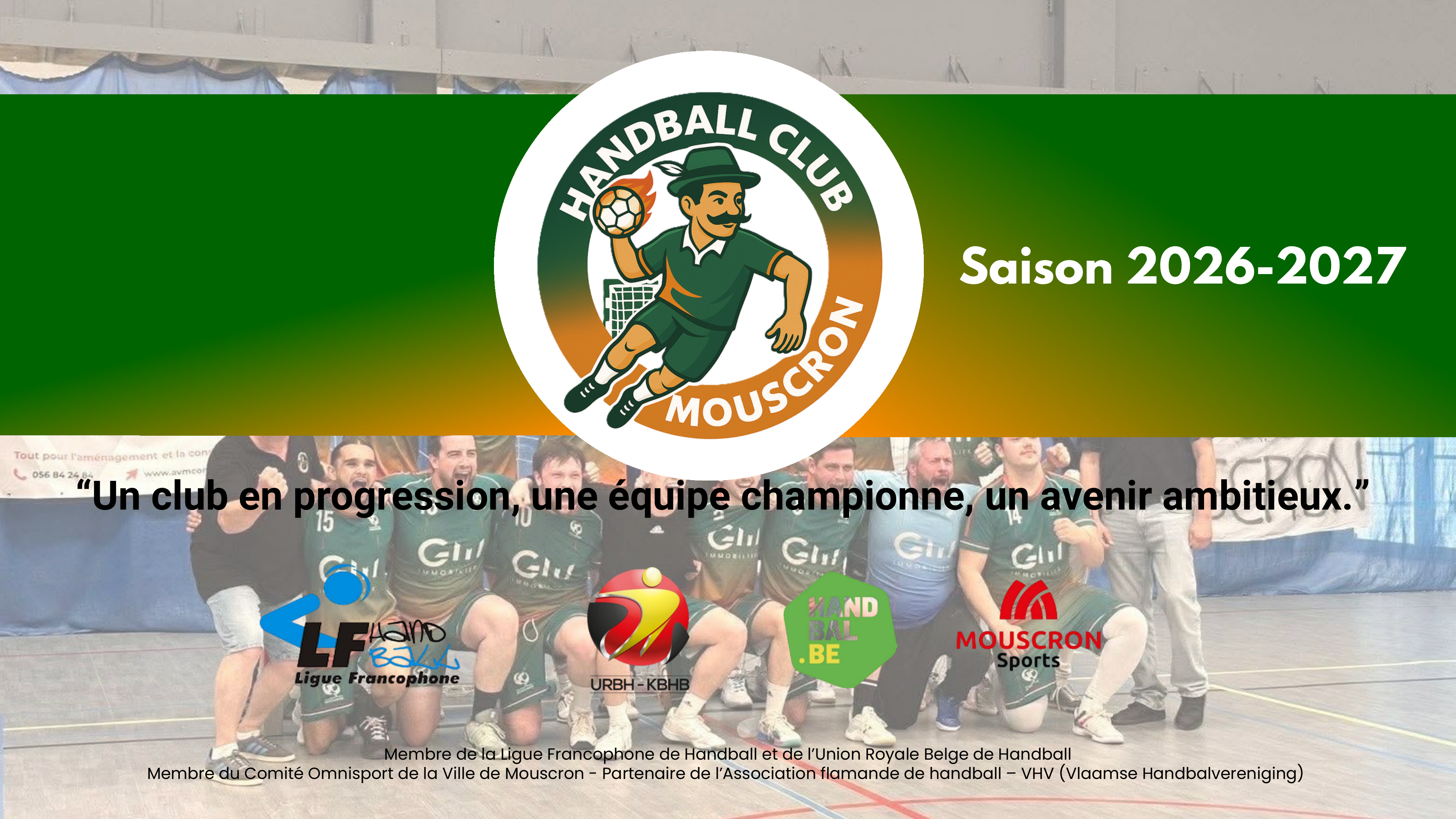 Dossier de sponsoring HC Mouscron, Saison 2026-2027