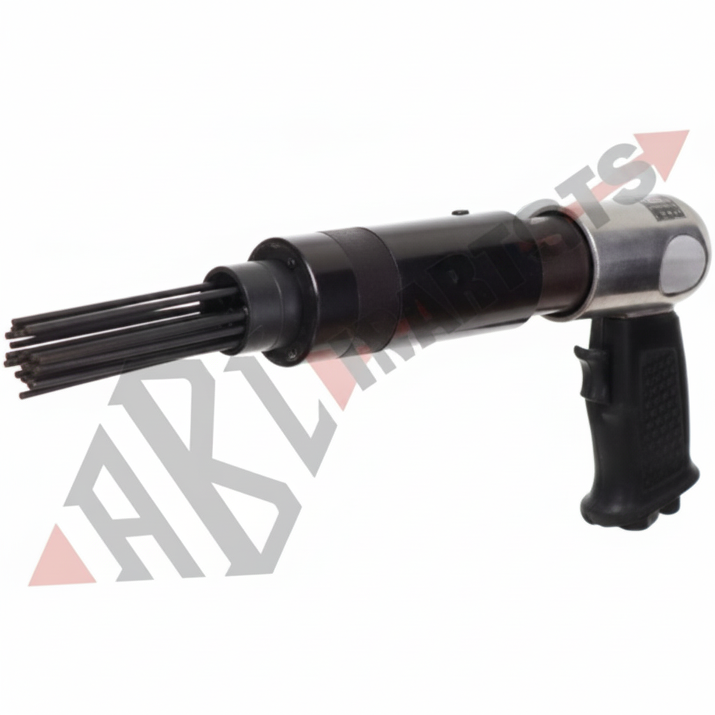 Air Needle Scaler/Air Hammer Kit, 3000 BPM, Round Shank Size 0.401", 19mm Bore Diameter