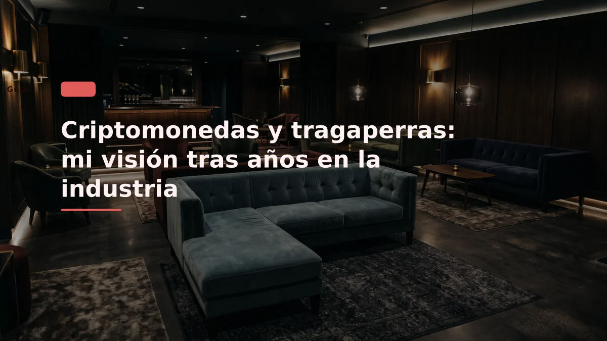 Criptomonedas y tragaperras: mi visión tras años en la industria