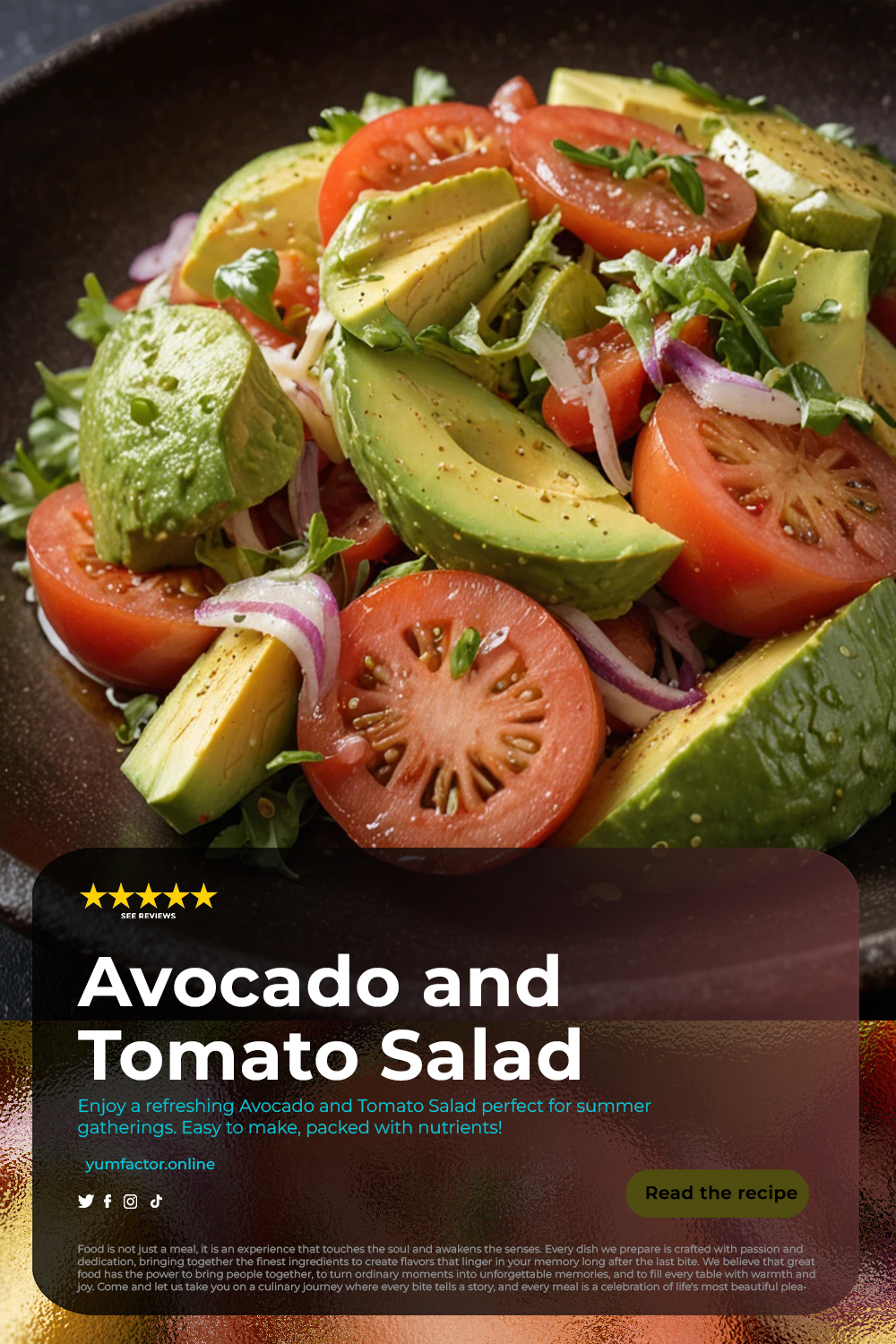 Avocado and Tomato Salad Recipe