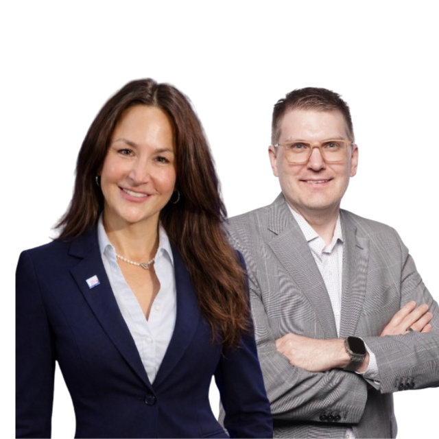 Michelle Milan McFall and Jeremy Davidson