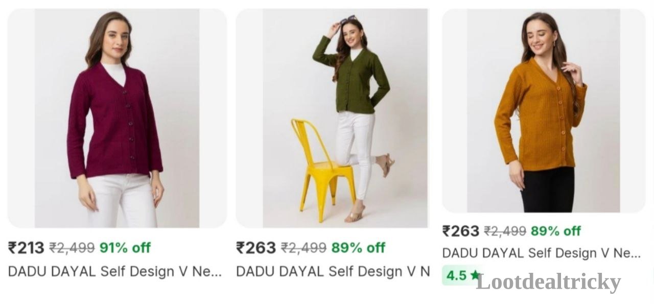 Women S Sweater – Just ₹213 | Loot Ka Maal