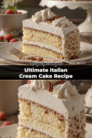 Ultimate Italian Cream Cake Recipe