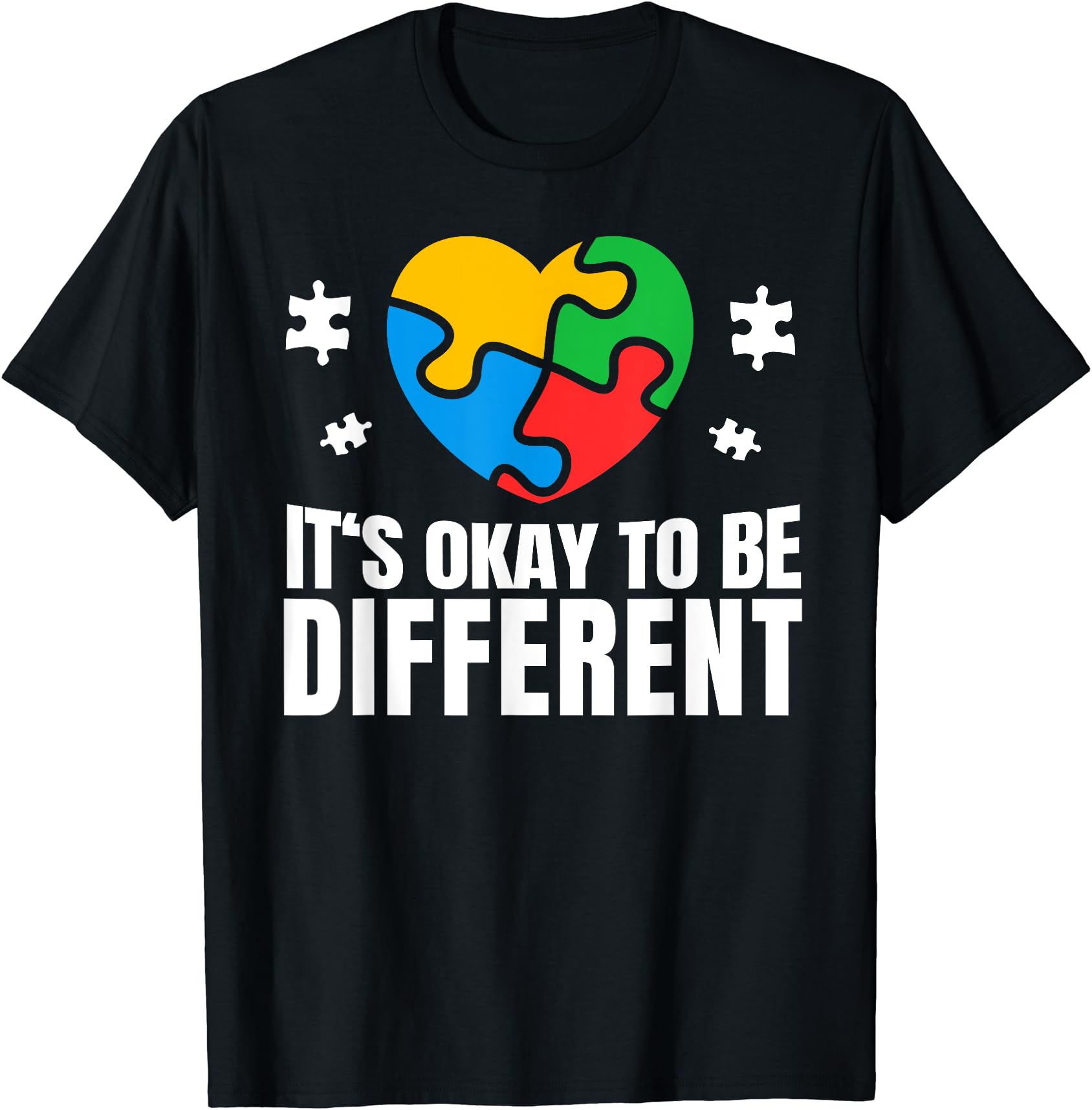 Autism Awareness Okay To Be Different Autistic Unisex T-Shirt