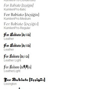 Font-List68