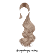 Blonde Curly Hair PNG