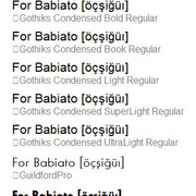 Font-List78