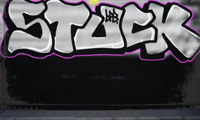 Graffiti artwork by STUCK1