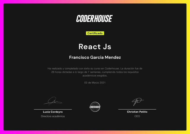 certificado-Coder-React