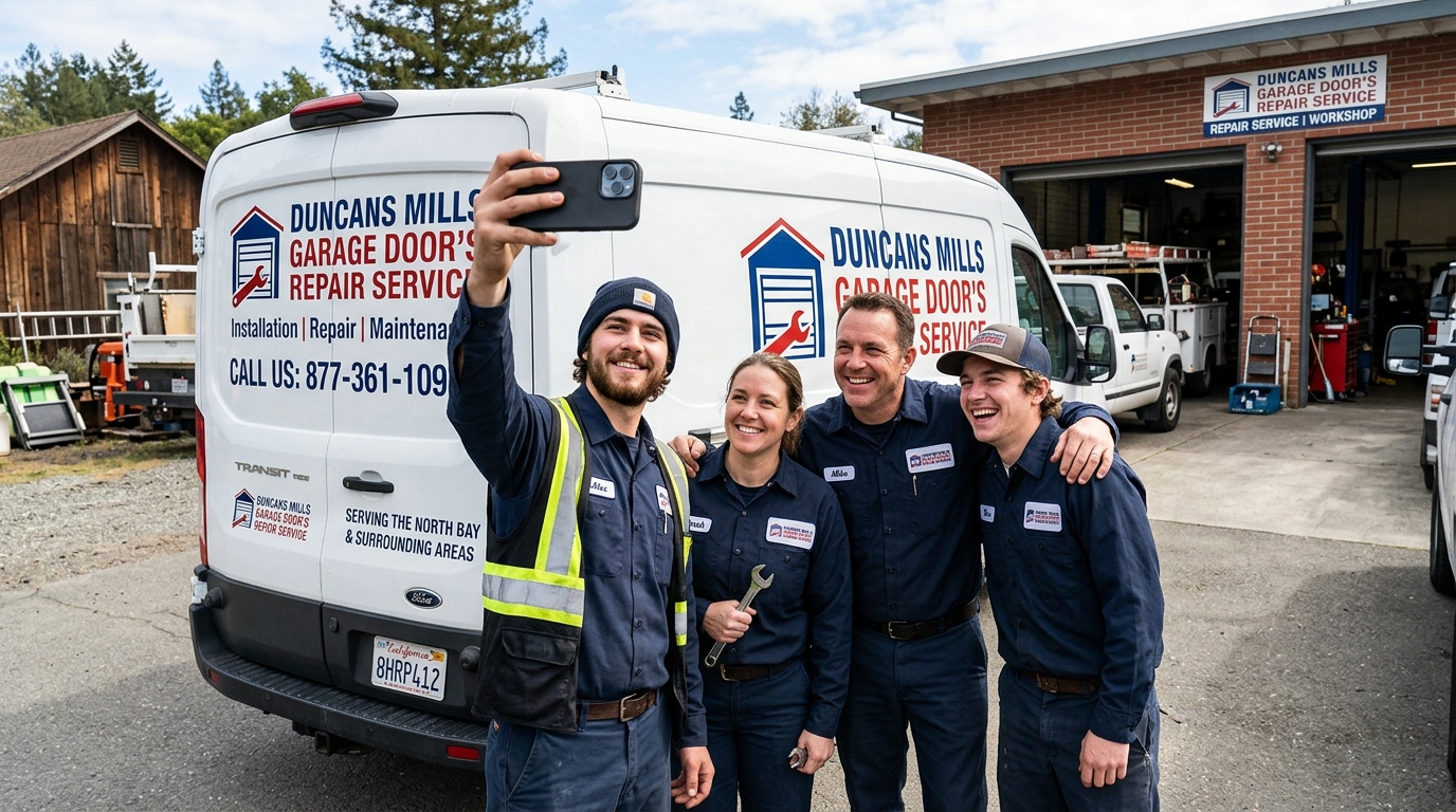 Expert garage door technician Duncans Mills CA