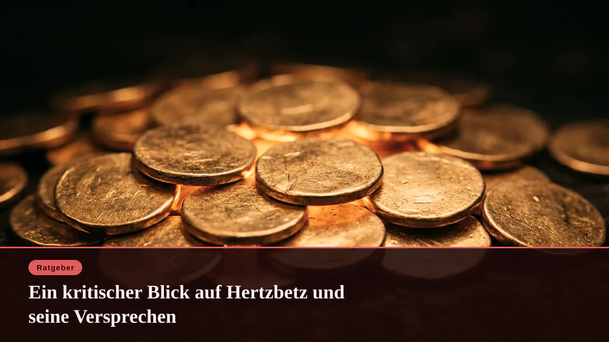 Ein kritischer Blick auf Hertzbetz und seine Versprechen